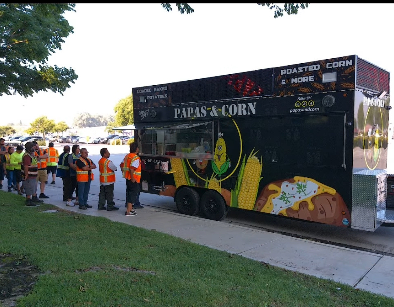 Placeholder photo of a catering setup at an event