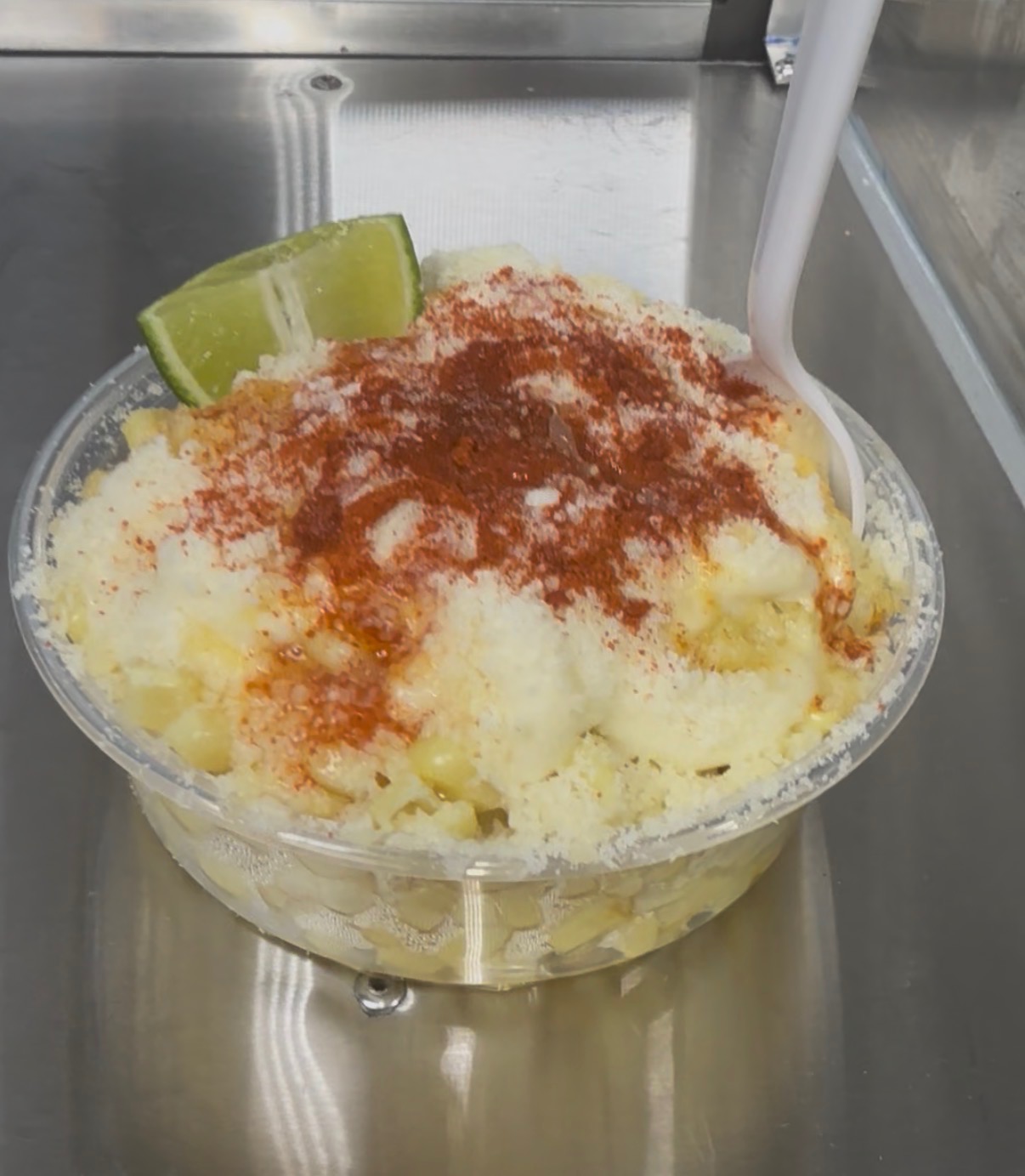 Placeholder photo of esquites corn served in a cup